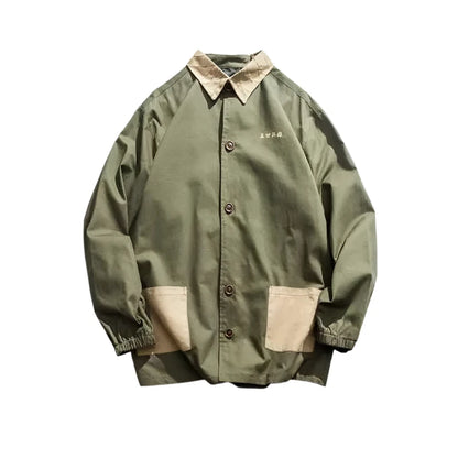 Ancient Samurai Shirt Green Jacket