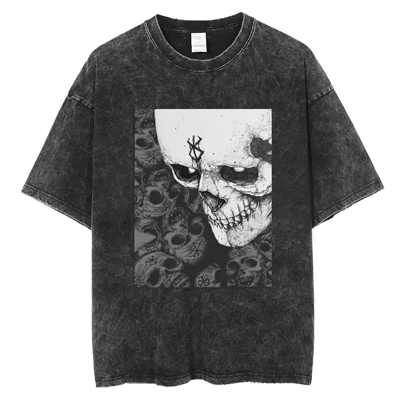 Anime Berserk Skull T-Shirt