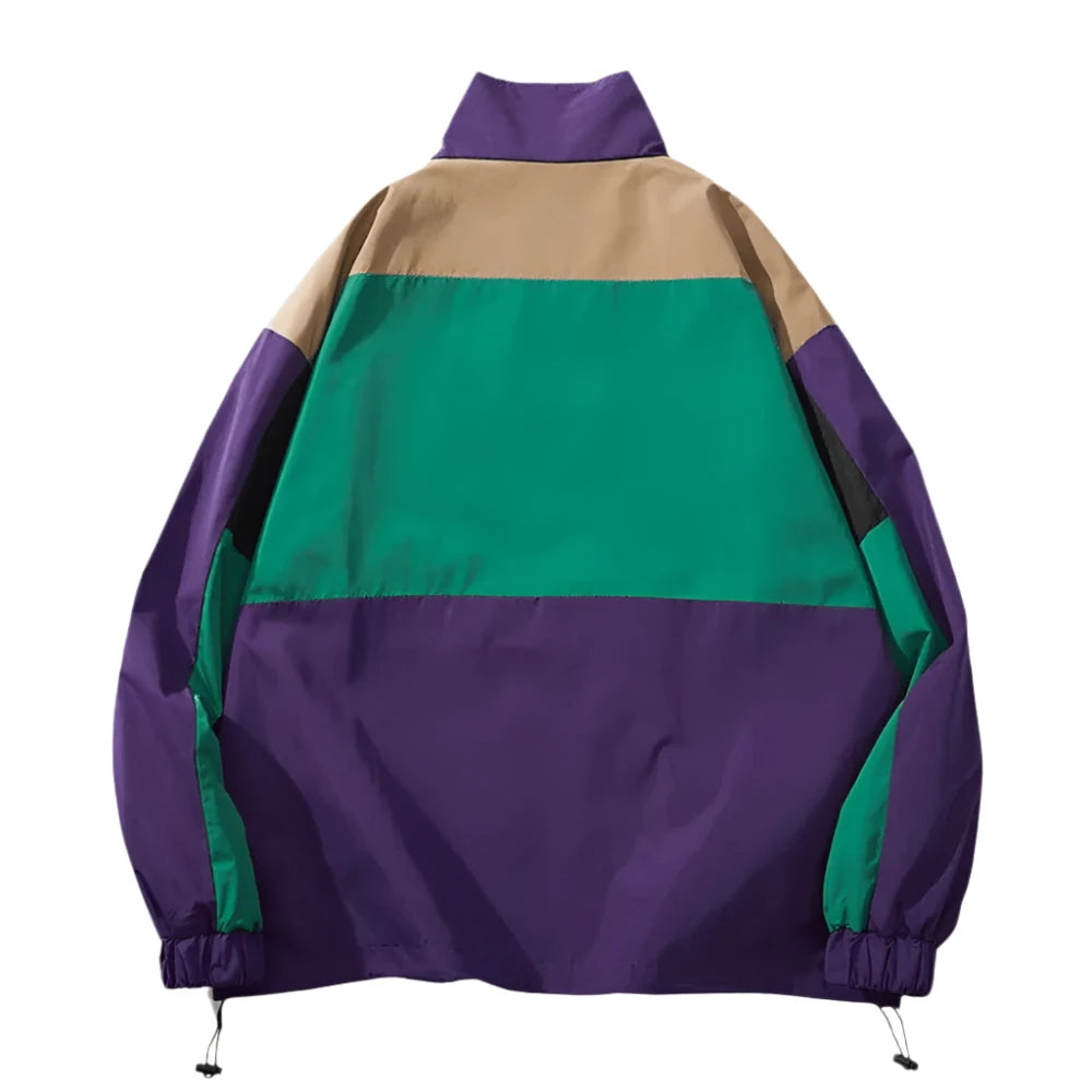 Retro Windbreaker Jacket