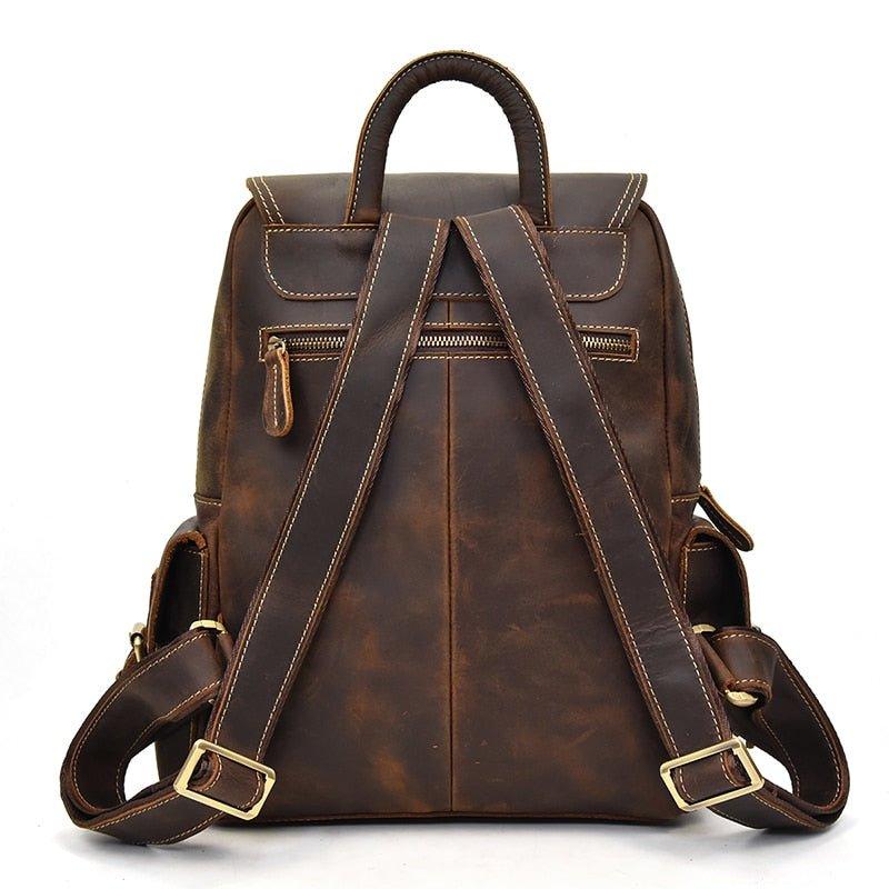 Frenzy Horse Leather Brown 4 Backpack