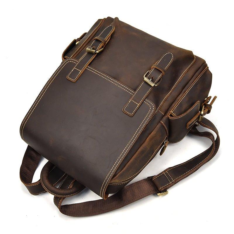 Frenzy Horse Leather Brown 5 Backpack
