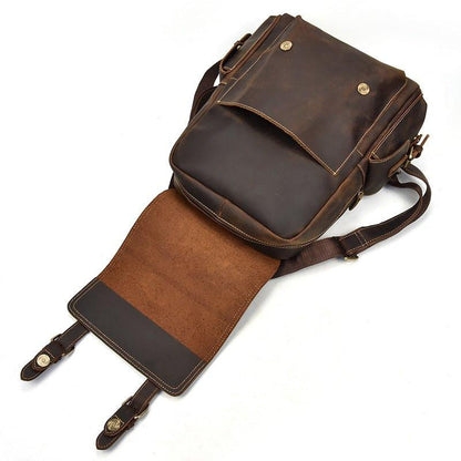 Frenzy Horse Leather Brown 6 Backpack