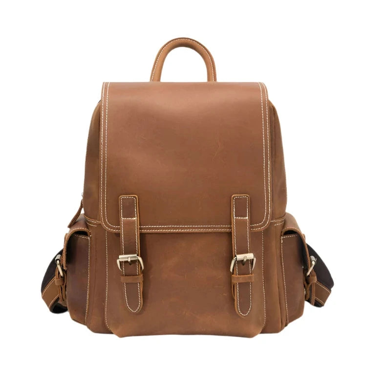 Frenzy Horse Leather Brown Backpack