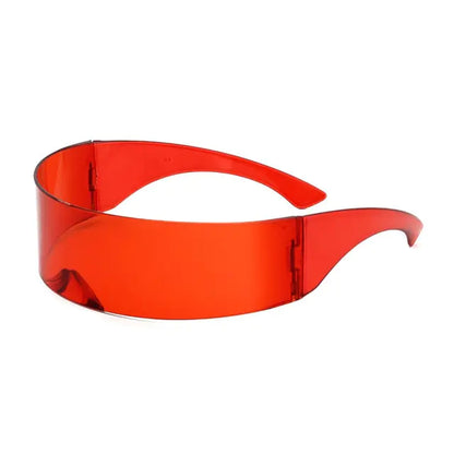 Futuristic Red Sunglasses