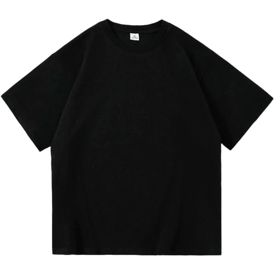 Heavyweight Cotton Black T-Shirt