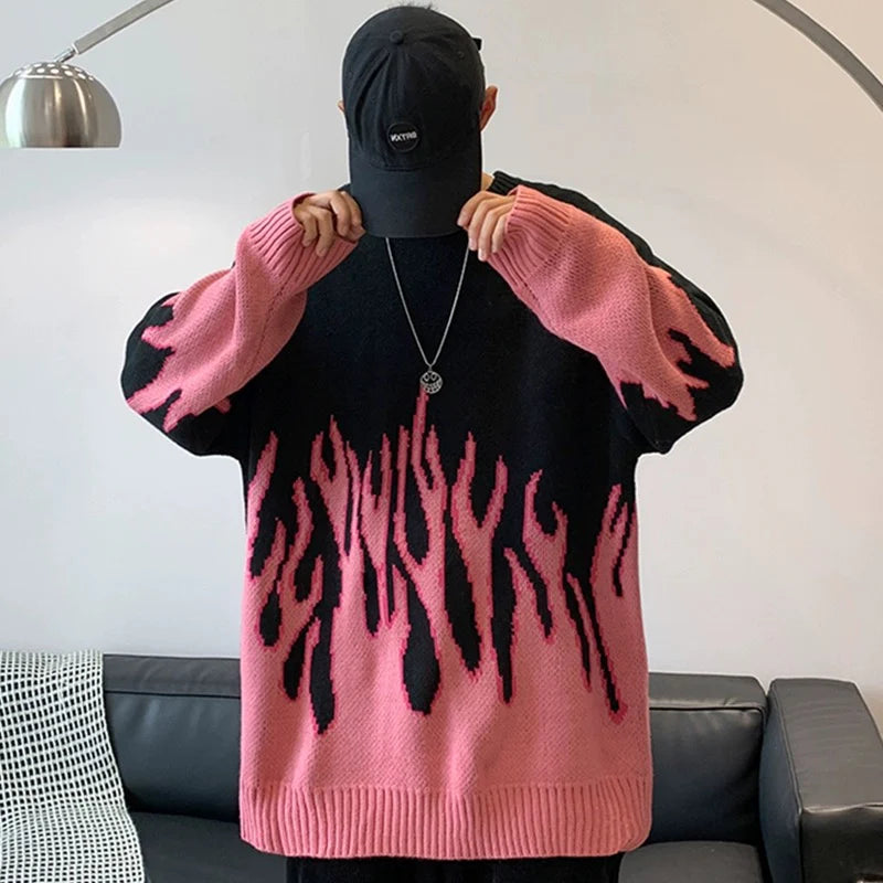 Fire Knitted Sweater