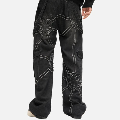 Spider Denim Pants