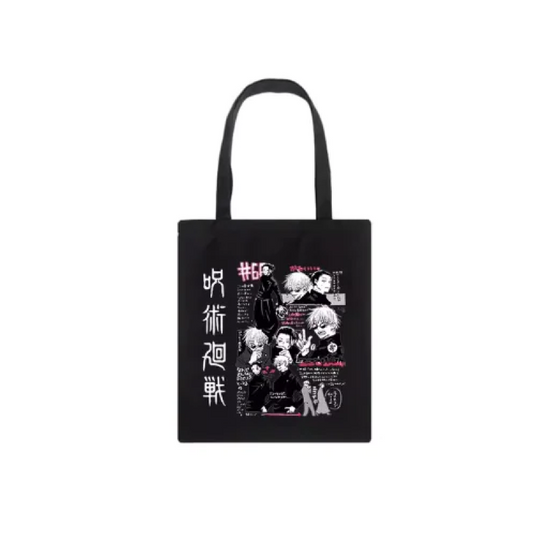 Jujutsu Kaisen Canvas Tote Black 3