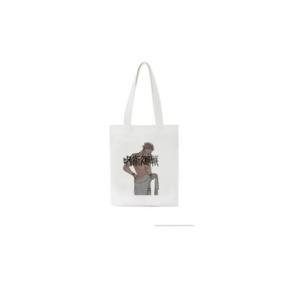 Jujutsu Kaisen Canvas Tote White 5