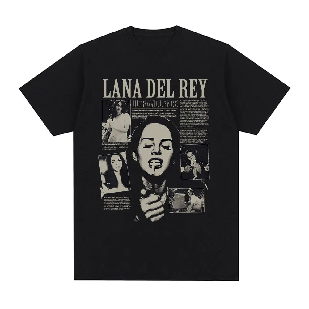 Lana Del Rey Ultraviolence Black T-shirt