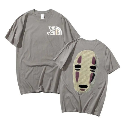 No Face Man Gray T-Shirt