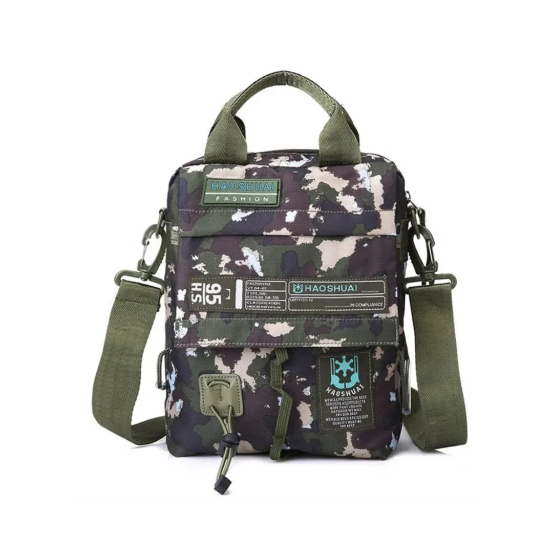 Nylon Camo Shoulder Bag