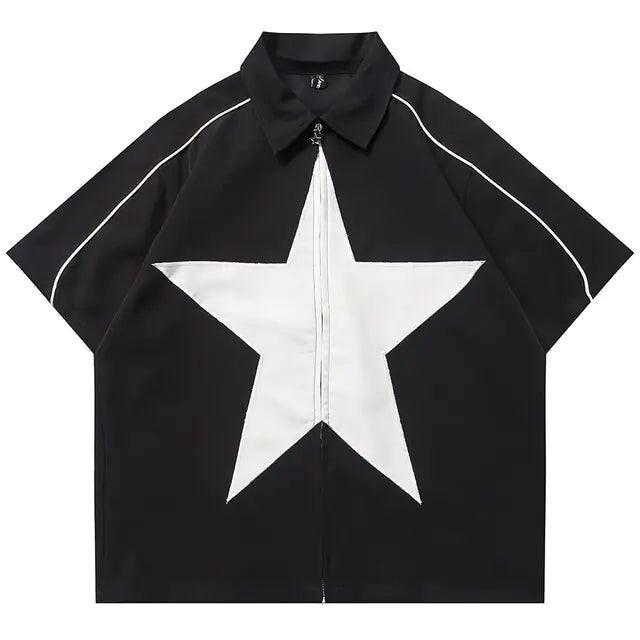 Patchwork Star Black Jacket