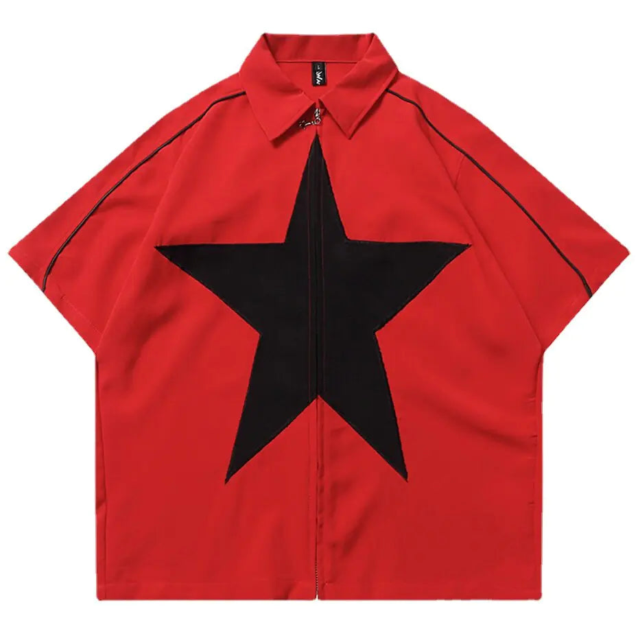 Patchwork Star Red Jacket