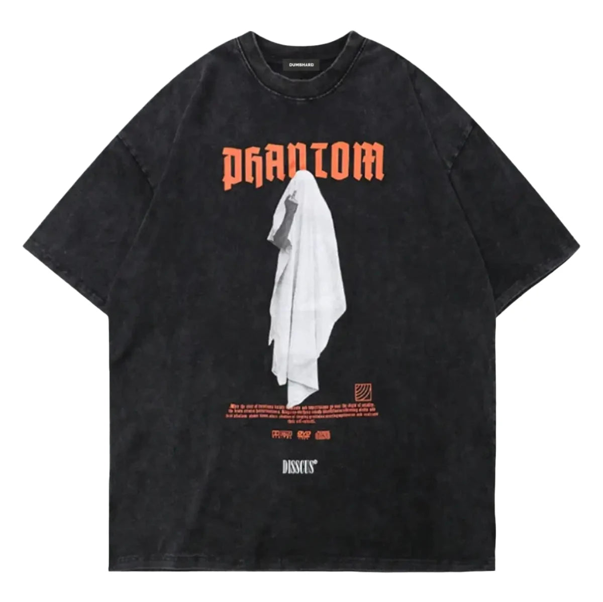 Phantom Oversized Black T-Shirt