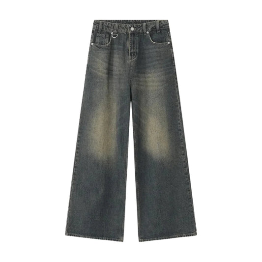 Retro Wide Leg Baggy Jeans