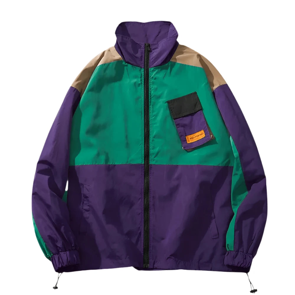 Retro Windbreaker Jacket