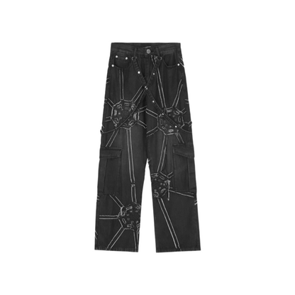 Spider Denim Pants