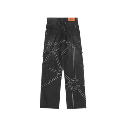 Spider Denim Pants 2