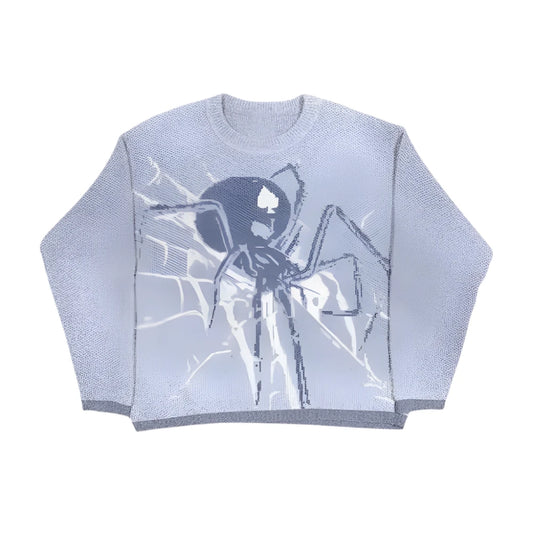 Spider Web Knitted Sweater