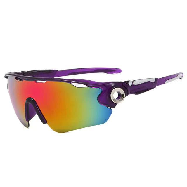 Sports Purple Sunglasses