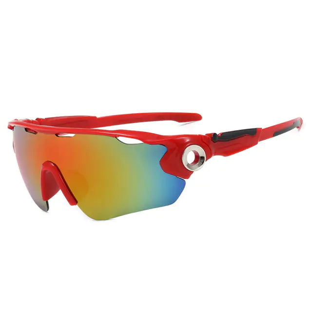 Sports Red Sunglasses