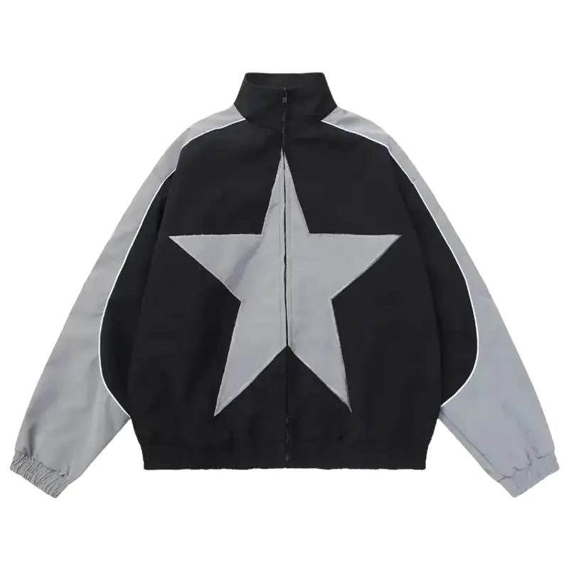 Star Bomber Silver Jacket