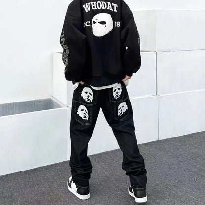 Streetwear Skull Pants